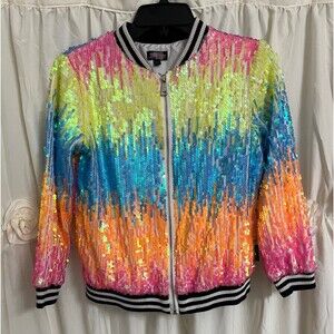 JoJos Closet Sequined Jacket 14/16